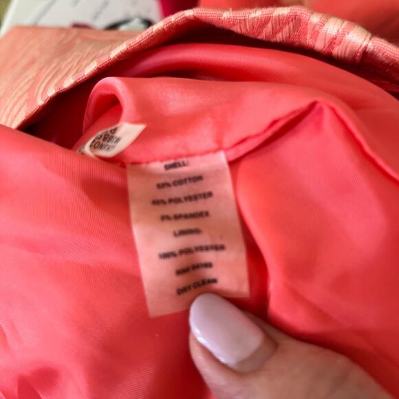 Calvin Klein Jacquard Knit Shift Dress 4 Sleeveless Career Wedding Guest Date - Picture 5 of 5